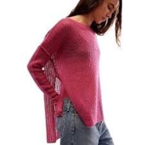 Free People cashmere knit pullover sweater Small